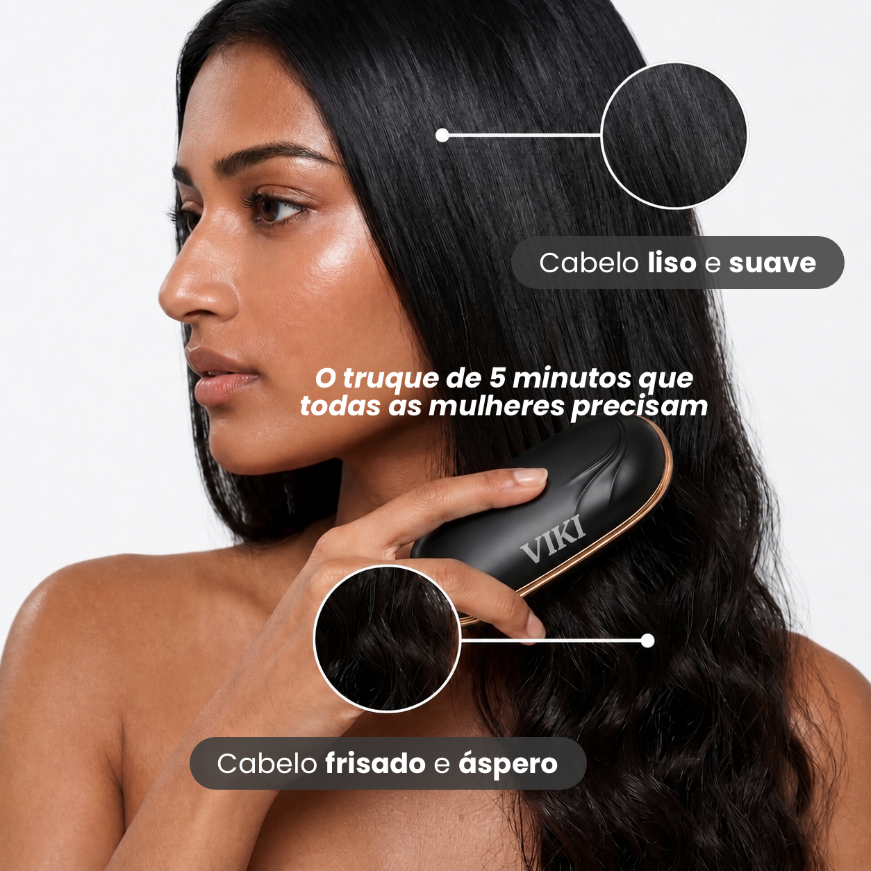 Viki Mini Alisador de Cabelo